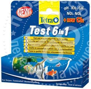 Тест для воды Tetra 6в1 25шт