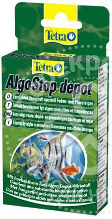 Препарат для аквариума Tetra AlgoStop depot Борьба с водорослями 12таб