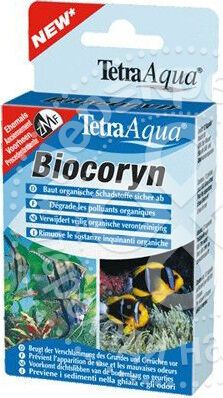 Препарат для аквариума Tetra Biocoryn Hз Биоразложение органики на 600л 12 капсул