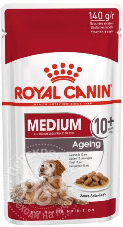 Корм для собак Royal Canin Ageing 10+ Medium для средних пород 140г