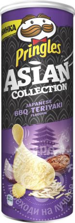 Чипсы рисовые Pringles Asian Collection со вкусом соуса Барбекю Терияки по-японски 160г