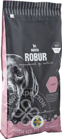 Сухой корм для собак Bozita Robur Light 12кг