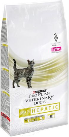 Сухой корм для кошек Pro Plan Veterinary Diets HP при заболеваниях печени 1.5кг