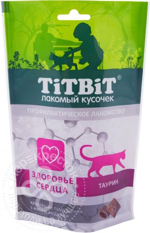 Сухой корм для кошек TiTBiT подушечки с мясом индейки 60г