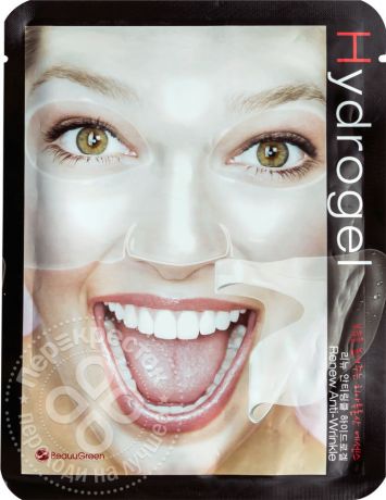 Маска для лица Beauugreen Renew Anti-Wrikle Hydrogel Mask Антивозрастная гидрогелевая 28г