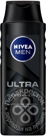 Шампунь-уход для волос Nivea Men Ultra Длительная свежесть и Чистота 400мл