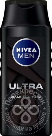 Шампунь-уход для волос Nivea Men Ultra Длительная свежесть и Чистота 250мл