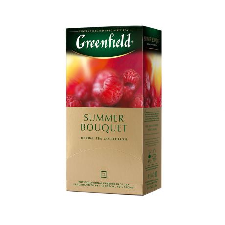 Гринфилд Чай Самма Букет малины 25 пакетиков Greenfield