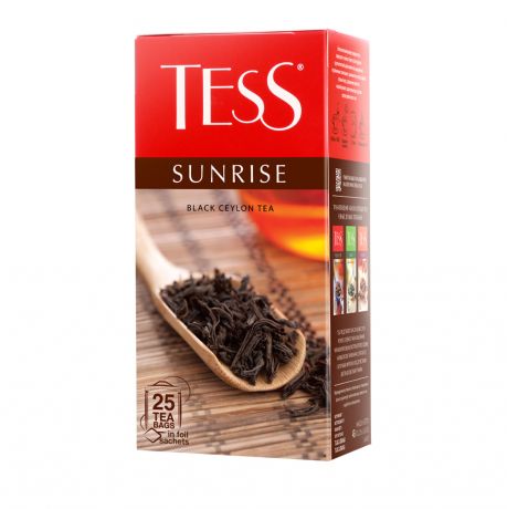 Тесс Чай черный санрайс 25 пакетиков TESS