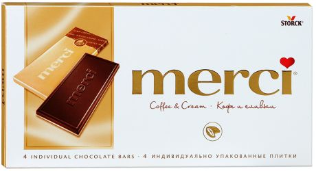 Мерси Шоколад кофе с молоком MERCI