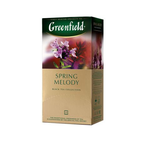 Гринфилд Чай Спринг Мелоди мята 25 пакетиков Greenfield