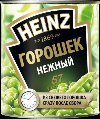 Хайнц Горошек зеленый Нежный 390г Heinz