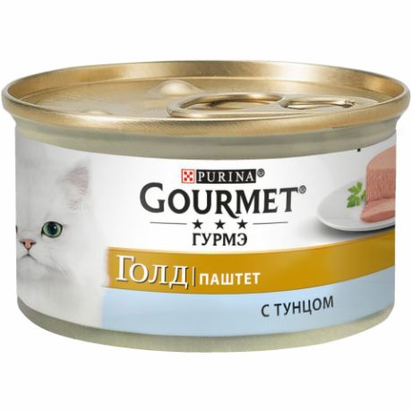 Gourmet Корм для кошек паштет с тунцом Gourmet Gold