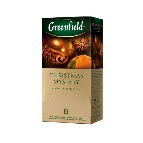 Гринфилд Чай черный Christmas Mystery 25 пакетиков Greenfield