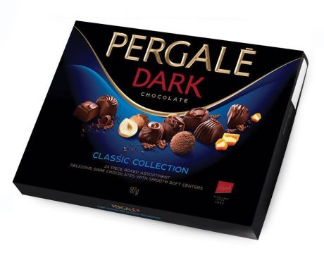 Пергале Набор конфет Зимняя коллекция темный шоколад Pergale