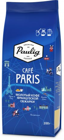БЕЗ БРЭНДА Кофе молотый Cafe Paris Paulig
