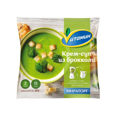 Витамин Крем-суп из брокколи