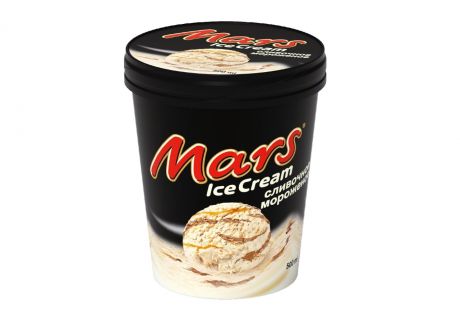 Марс БЗМЖ Мороженое Ведро Mars