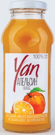 БЕЗ БРЭНДА Сок апельсиновый без сахара Yan