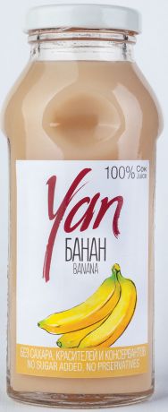 БЕЗ БРЭНДА Сок Банановый без сахара Yan