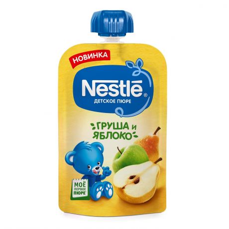 Nestle Пюре Nestle груша-яблоко, 90 г