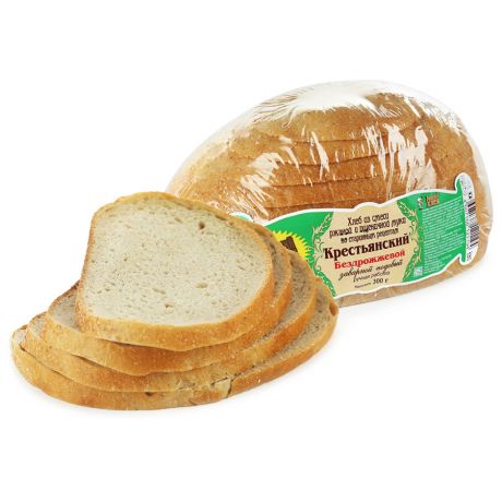 Рижский хлеб Хлеб ржано-пшеничный заварной в нарезке Крестьянский Рижский хлеб