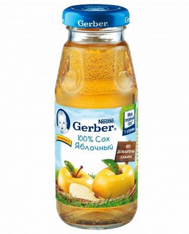 Гербер Сок яблочный Gerber