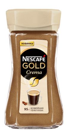 Нескафе голд Кофе растворимый Nescafe Gold Crema