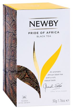 БЕЗ БРЭНДА Чай черный Гордость Африки 25 пакетиков Newby
