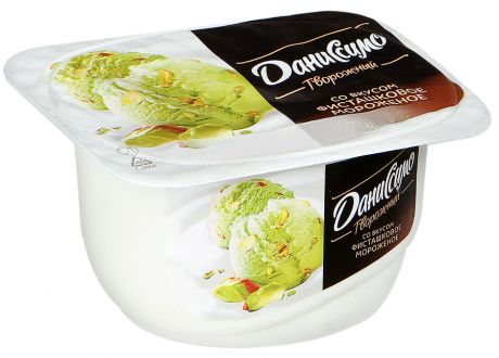 Даниссимо БЗМЖ Продукт творожный Фисташковое мороженое 6.5% Danissimo