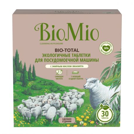 BioMio Таблетки для ПММ с маслом эвкалипта Bio-Total 30 шт BioMio