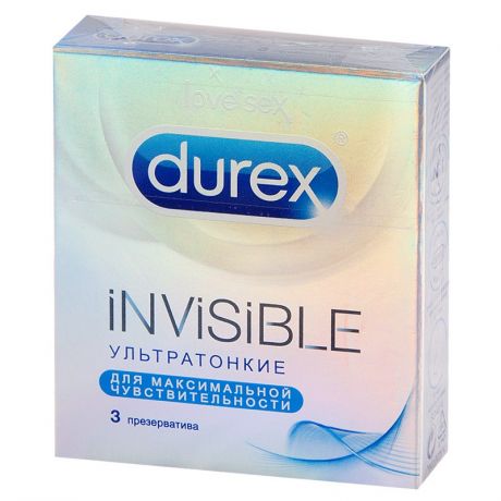Дюрекс Презервативы №3 Durex Invisible
