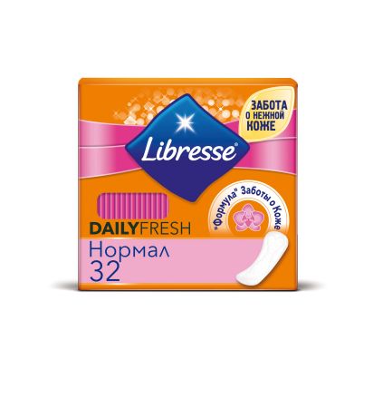 Либресс Прокладки ежедневные Libresse DailyFresh Normal 32 шт Словакия
