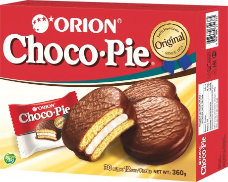 Чоко Пай Бисквит с шоколадной глазурью Choco-Pie Orion