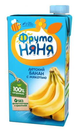 Фруто Няня Сок банан с мякотью ФрутоНяня