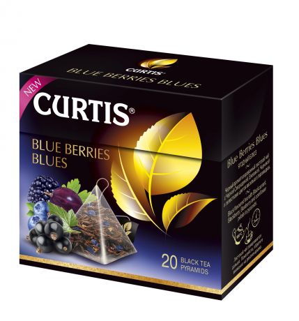 БЕЗ БРЭНДА Чай черный Blue Berries Blues 20 пакетиков Curtis
