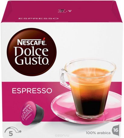 Нескафе Напиток Espresso 16 капсул DOLCE GUSTO NESCAFE