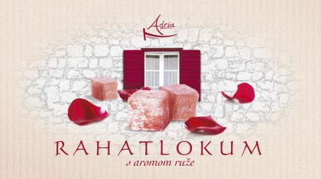 Adria Рахат лукум с ароматом розы Adria Хорватия