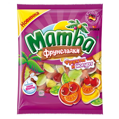 Мамба Мармелад жевательный Фрукты/йогурт Mamba