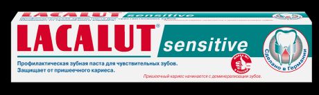 БЕЗ БРЭНДА Паста зубная Sensitive Lacalut