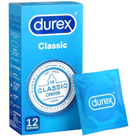 Дюрекс Презервативы DUREX 12 CLASSIC