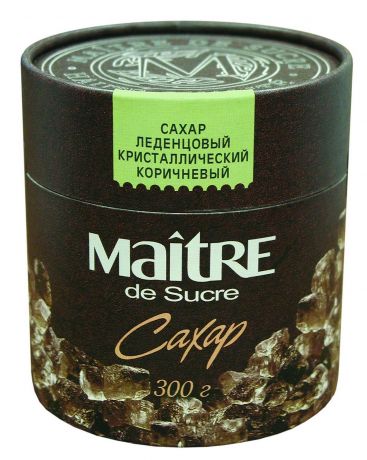 Мэтр Сахар леденцовый кристаллический коричневый MAITRE DE SUCRE