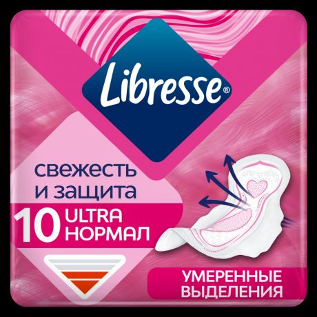 Либресс Прокладки гигиенические 10 шт ультра нормал Libresse Словакия