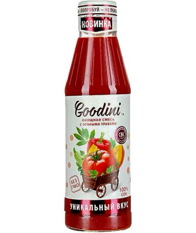 Гудини Сок Овощная смесь с пряными травами Goodini