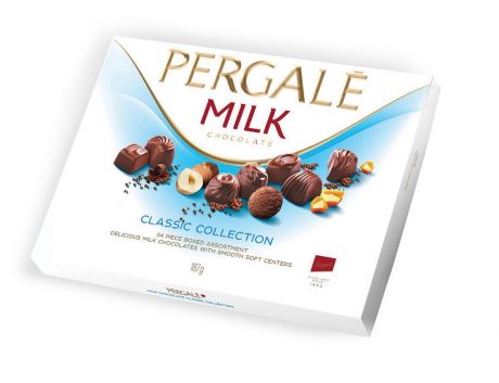 Пергале Набор конфет Зимняя коллекция молочный шоколад Pergale