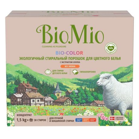 BioMio Порошок стиральный для цветного белья Bio-Color BioMio