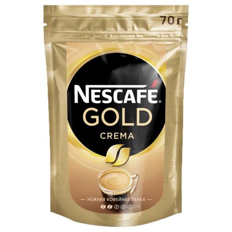 Нескафе голд Кофе растворимый Nescafe Gold Crema