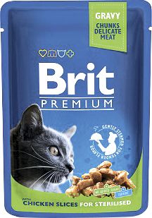 Brit Корм для стерилизованных кошек курица Brit Premium