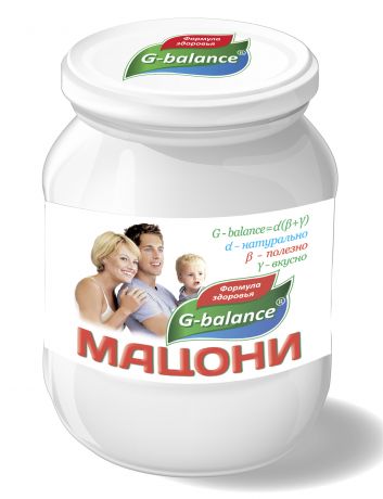 Джи баланс БЗМЖ Продукт кисломолочный Мацони 1.5% G-balance