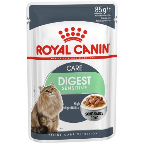 Royal Canin Пауч соус Digest Sensitive Souse д/кошек с чувств.пищ. 85г Royal Canin
